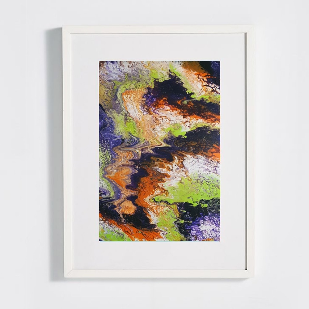 Acrylic Abstract Painting On Canvas Original Art